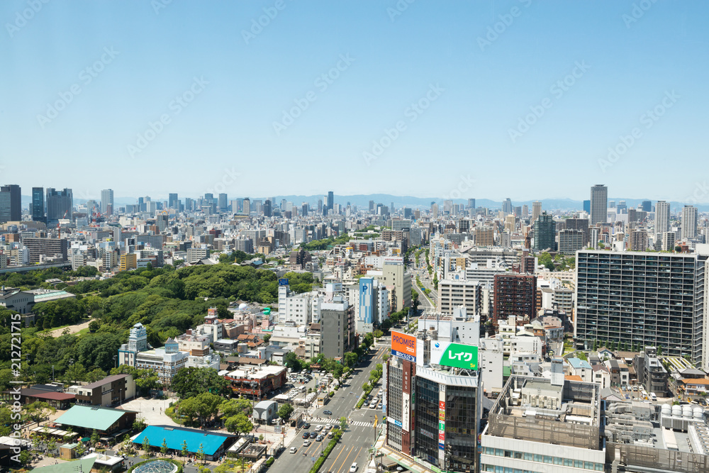Fototapeta premium 天王寺の街並み