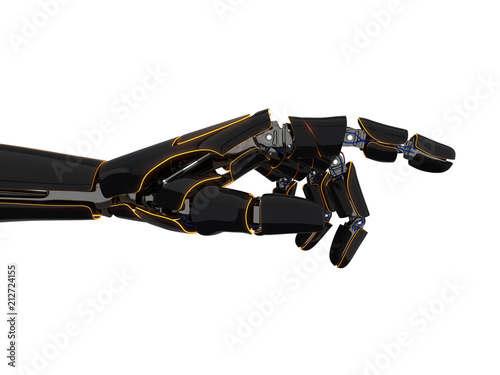 3D rendering robotic hand