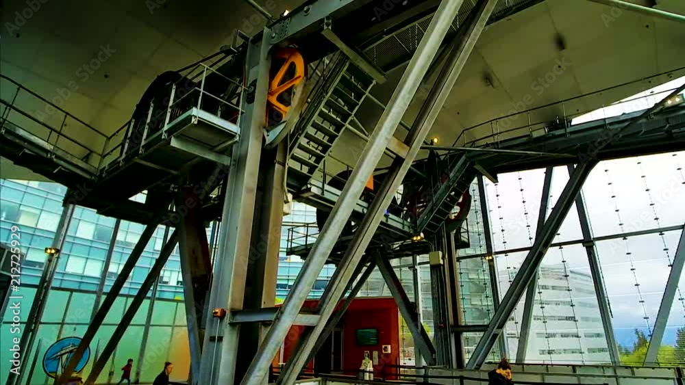Sky tram cabling and machinery of the cable pull system Sky tram cabling and machinery of the cable pull system