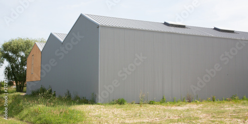 storage room for a company warehouse outdoors
