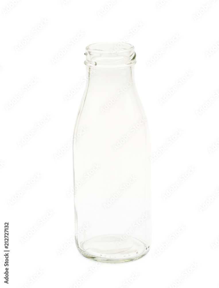 Empty glass bottle isolated Empty glass bottle isolated