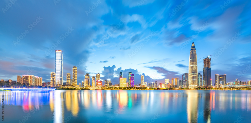 Shenzhen city night scene