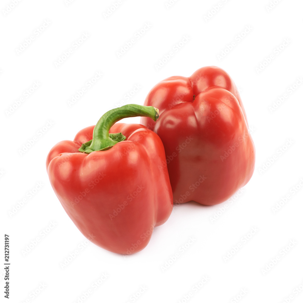 Red bell pepper composition isolated Red bell pepper composition isolated