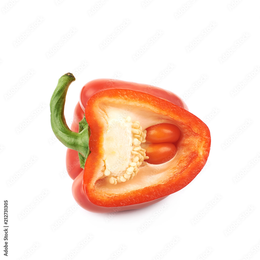 Red bell pepper composition isolated Red bell pepper composition isolated