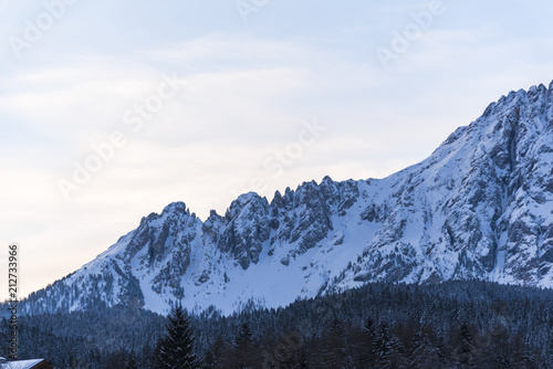 Sunrise in Dolomites Mountains, Italy