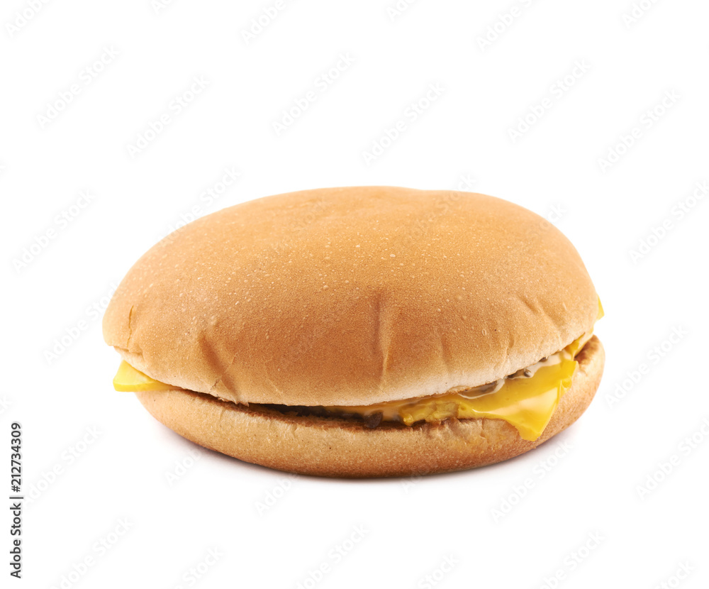 Generic burger composition isolated Generic burger composition isolated