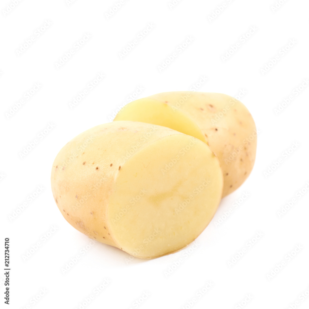 Raw potato composition isolated Raw potato composition isolated