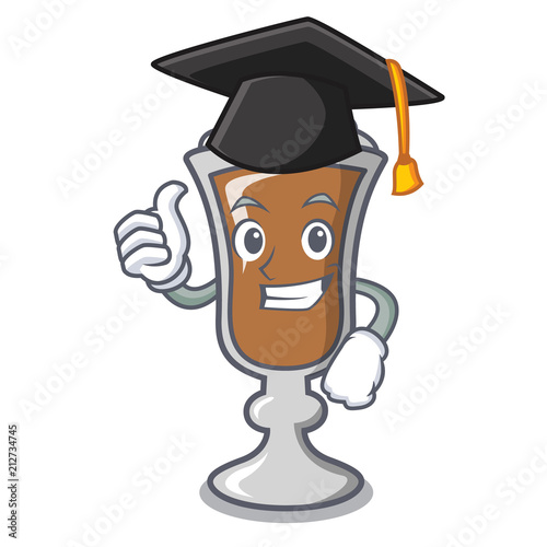 Graduation irish coffee character cartoon photo