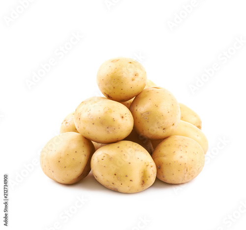 Raw potato composition isolated