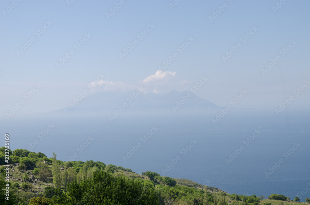 Obraz premium General view of Gokceada