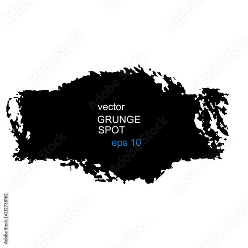 Black paint spot