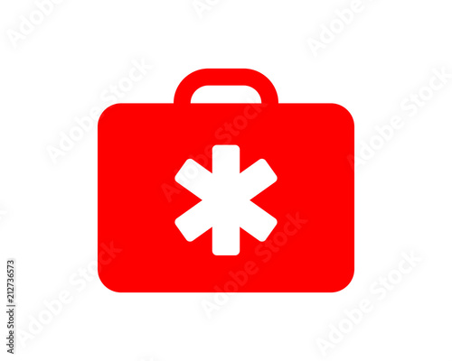 red bag medical medical medicare health care pharmacy clinic image vector icon logo