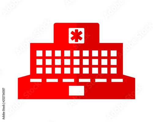 red hospital medical medicare health care pharmacy clinic image vector icon logo