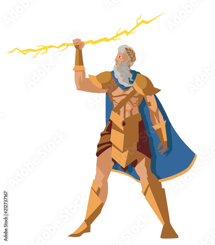zeus jupiter god of ray