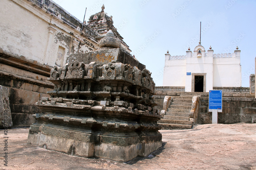 Front view of Terina Basadi, Chandragiri hill, Sravanabelgola, Karnataka
