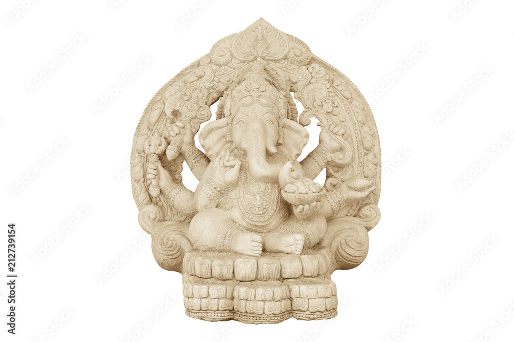 ganesha statue isolated on white background ganesha statue isolated on white background
