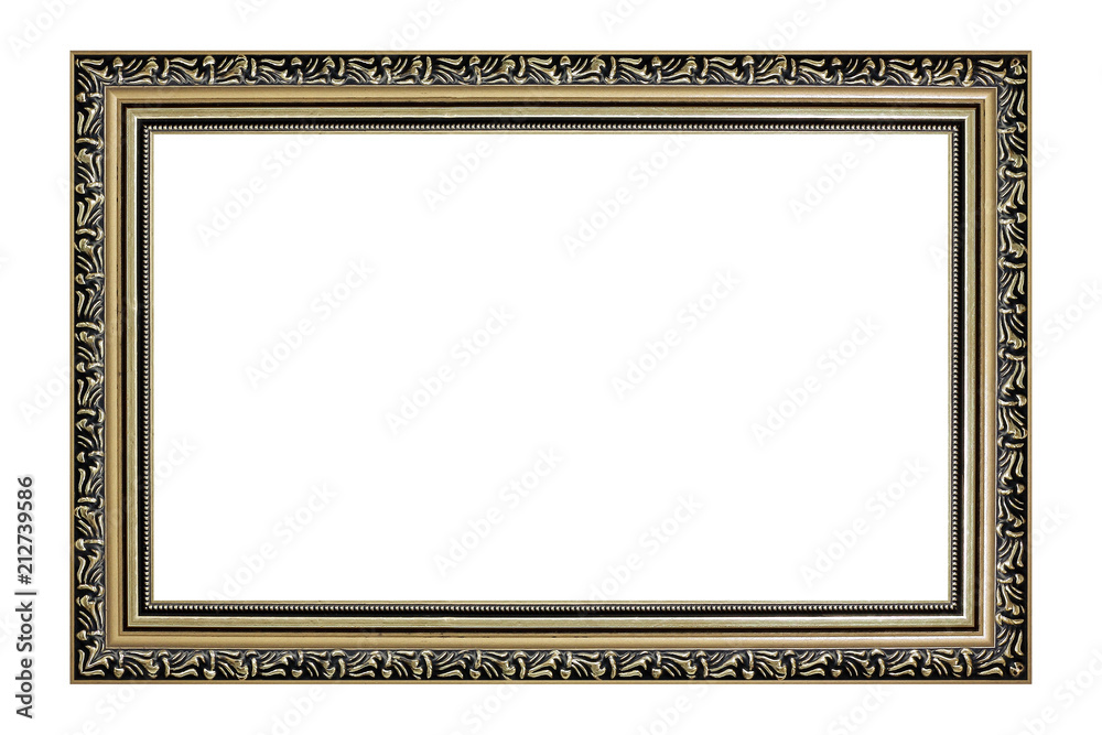 ancient picture frame isolated on white background ancient picture frame isolated on white background