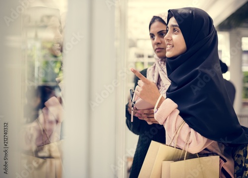Photography A group of young Muslim women