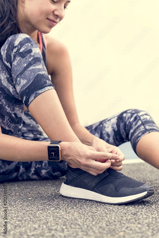 Fototapeta premium Active woman concept