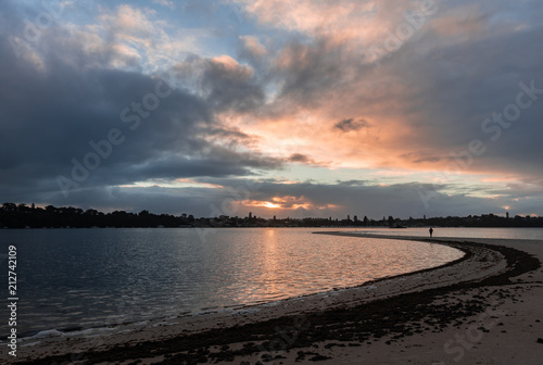 sunset in Perth  Western Australia