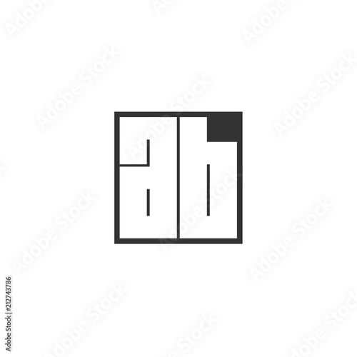 Initial Letter AB Logo Template Design