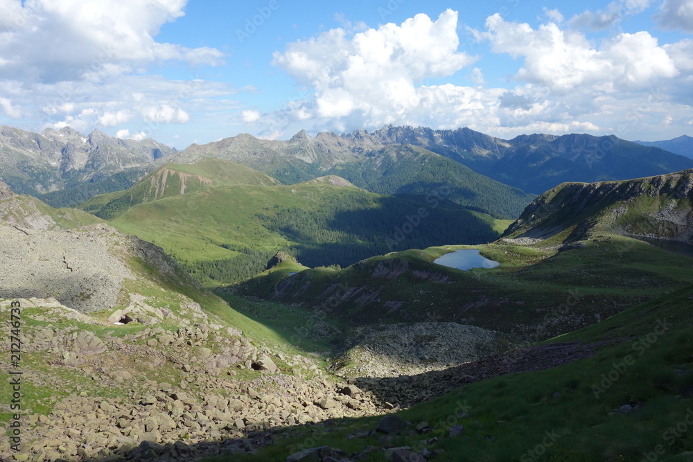Fototapeta premium Lagorai mountain range in the eastern Alps in Trentino, Italy