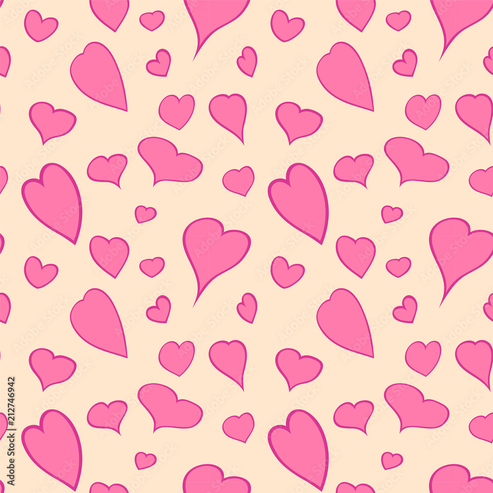 Hearts seamless pattern Hearts seamless pattern
