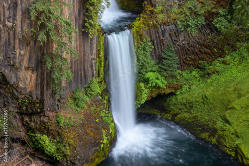 Toketee Falls, North Umpqua River, Oregon photo