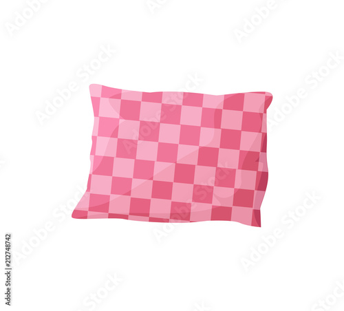 Comfortable Pillow Template, White Background