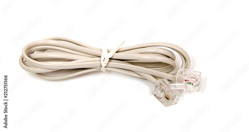 ethernet cable isolated on a white background ethernet cable isolated on a white background
