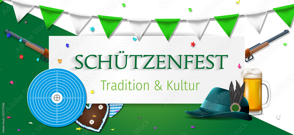 Schützenfest. Zielscheibe - Schützenfest