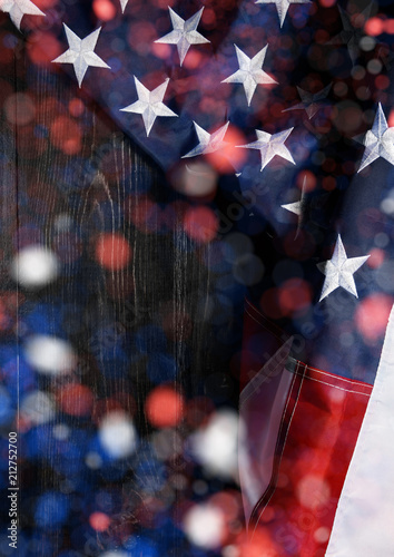 Obraz na płótnie American flag background for Memorial Day or 4th of July w salonie
