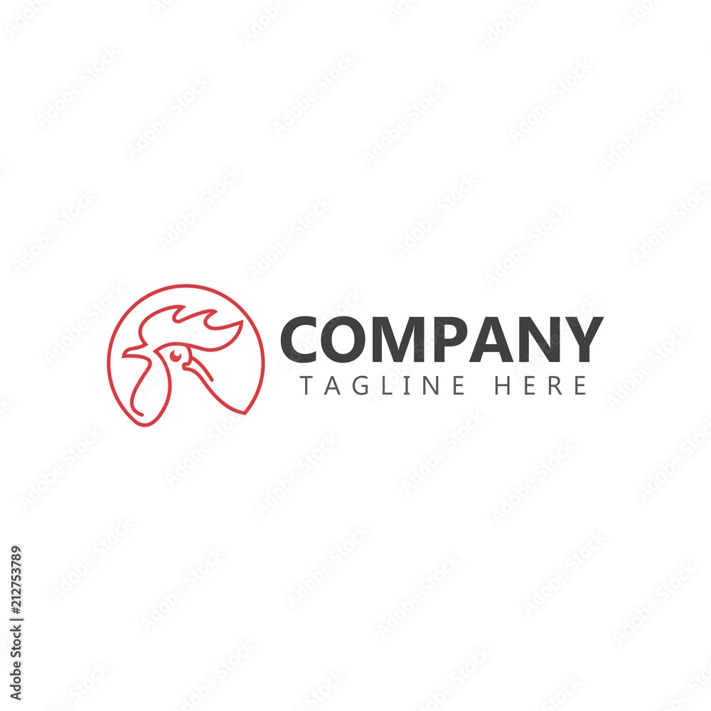 Chicken Company Logo Vector Template Design Illustration Chicken Company Logo Vector Template Design Illustration
