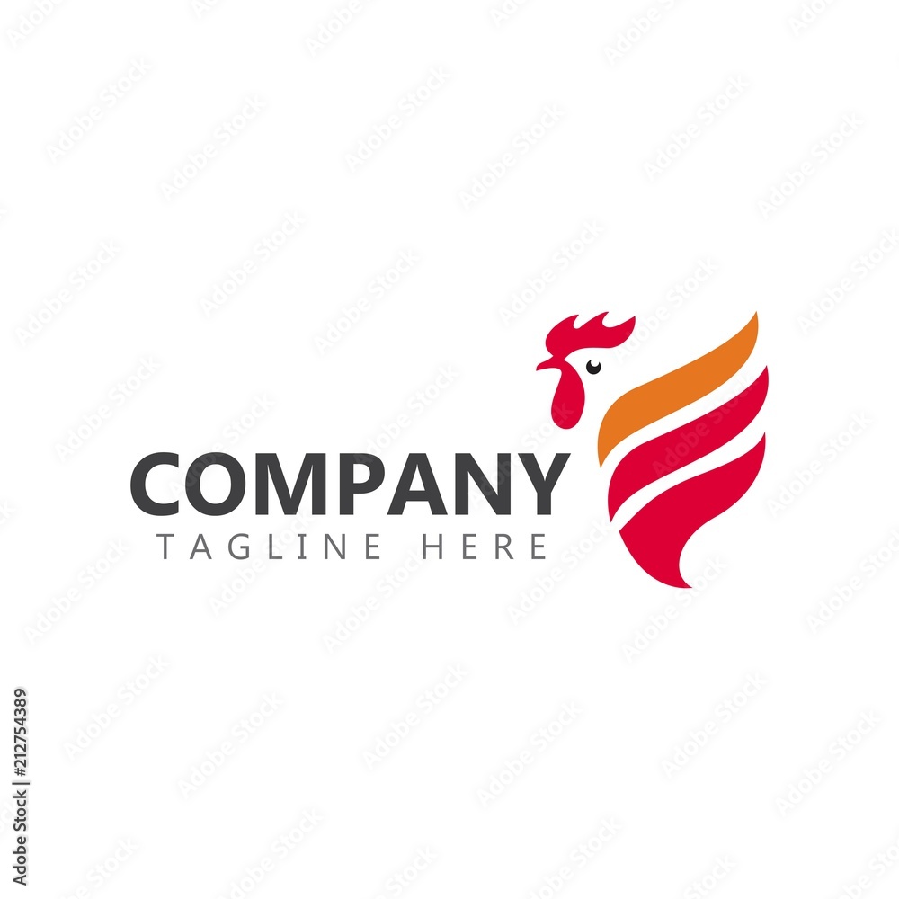 Chicken Company Logo Vector Template Design Illustration Chicken Company Logo Vector Template Design Illustration