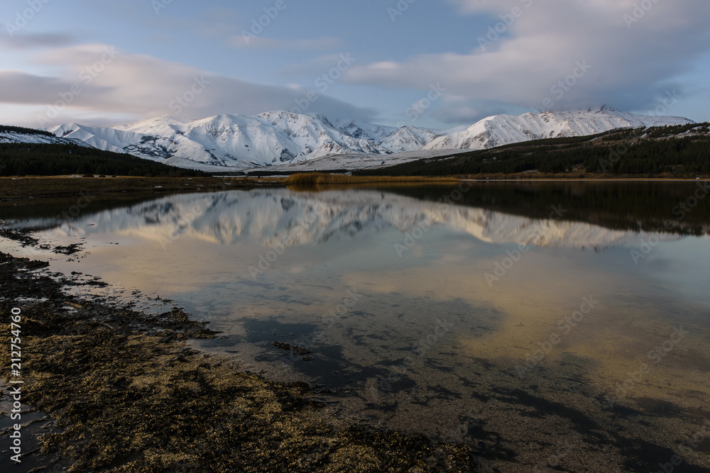 Fototapeta premium Winter landscape. - Patagonia, Argentina