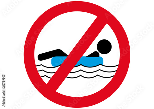 Schild Luftmatratze verboten