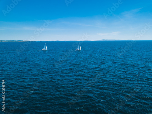 Sailing in the sea
