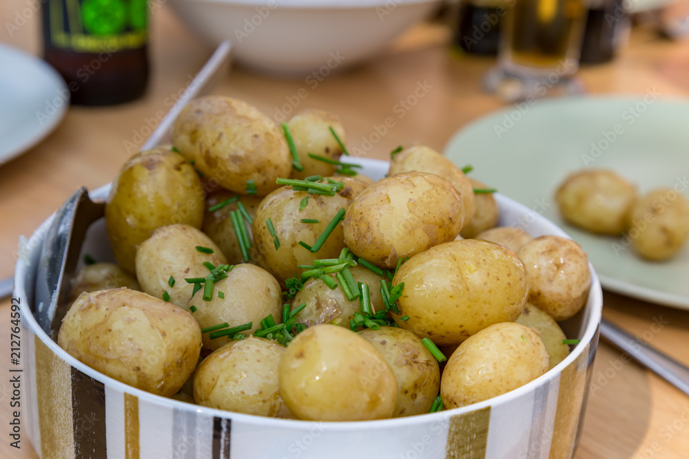 A Bowl of New Potatoes A Bowl of New Potatoes