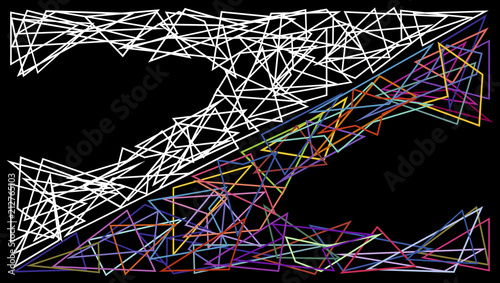 Abstract background of geometric shapes