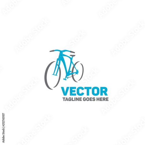 Vector bicycle logo.