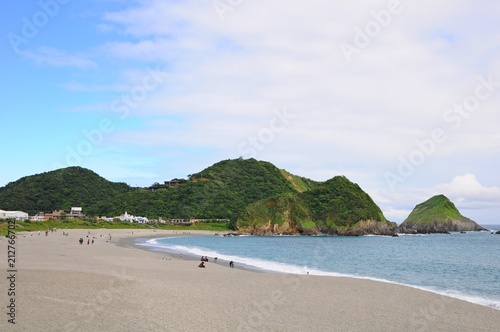 Beautiful beach in Su'ao Township, Yilan, Taiwan