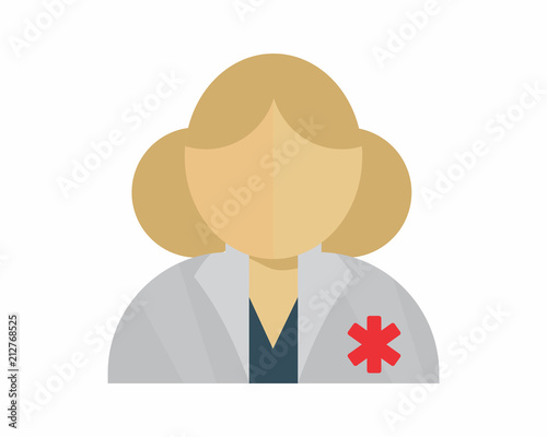 woman doctors medical medicare health care pharmacy clinic image vector icon logo