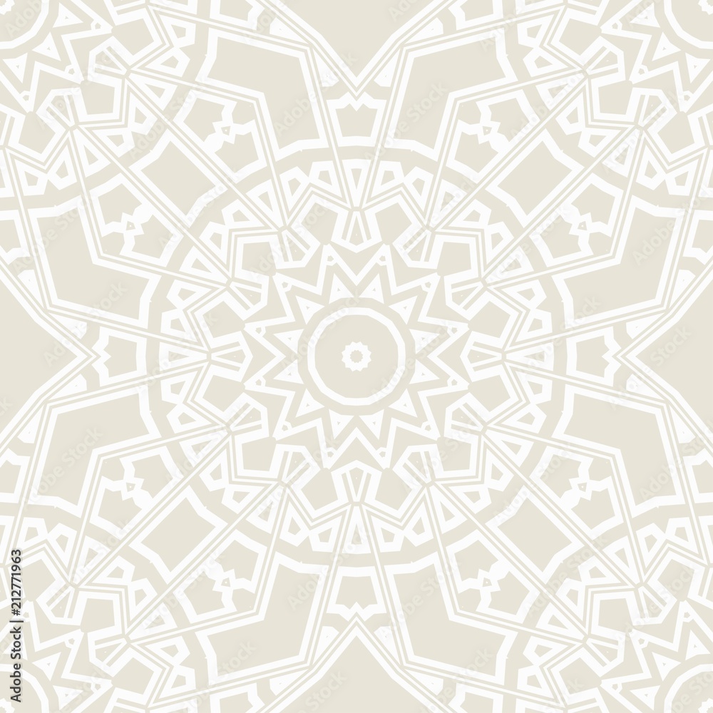 Seamless monochrome color floral pattern. Abstract design. Vector illustration for wallpaper, fabric, life ornament