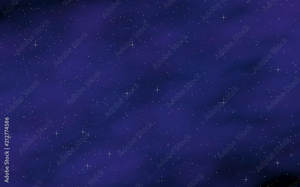 Fototapeta premium Colorful and beautiful space background. Outer space. Starry outer space texture. 3D illustration