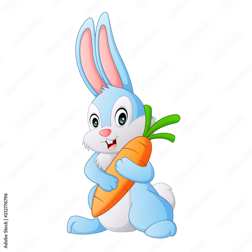 Obraz premium Cute rabbit cartoon