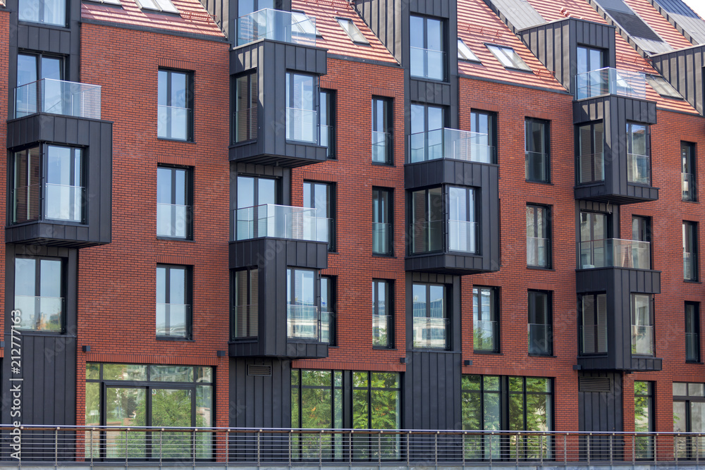 Obraz premium Modern architecture, townhouse