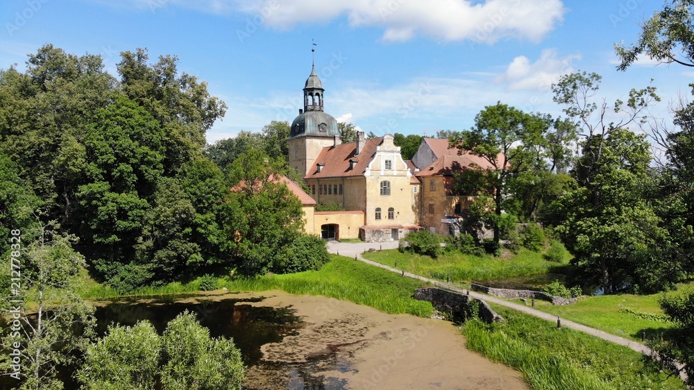 The Lielstraupe Castle in Latvia
