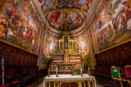 San Sebastiano church of Acireale, sicily, Italy photo