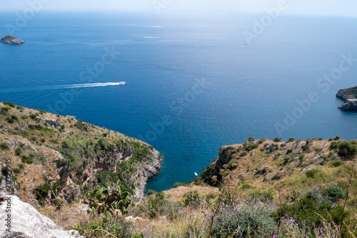 fjord of Crapolla on Amalfi Coast, Torca, Massa Lubrense, Naples, Italy
