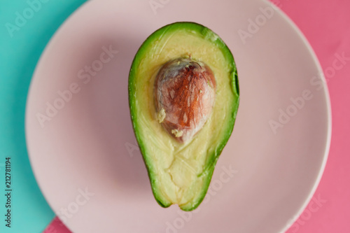 Avocado On A Plate photo